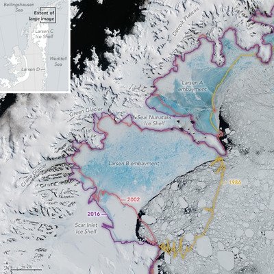 Таяние льдов Антарктиды вызовет масштабную катастрофу