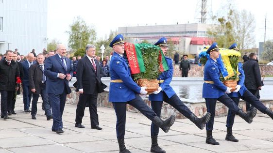 Порошенко и Лукашенко встретились в Чернобыле