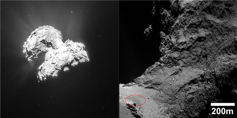 Удивительные дюны на поверхности кометы Чурюмова-Герасименко