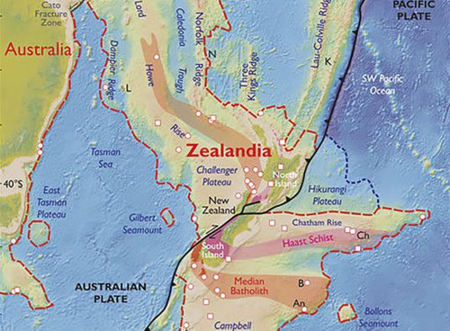 Зеландия: скрытый континент Земли