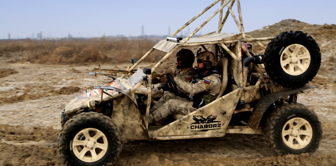В Чечне представлен военный багги «Чаборз»