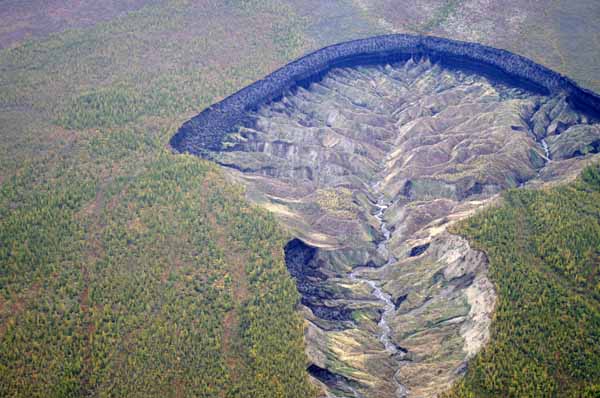 Батагайский кратер продолжает расти