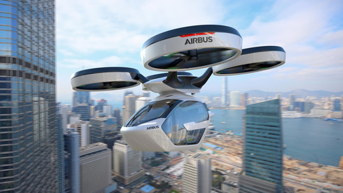 Компания AIRBUS представила летающий автомобиль