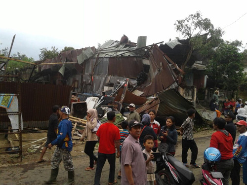 Торнадо в Индонезии