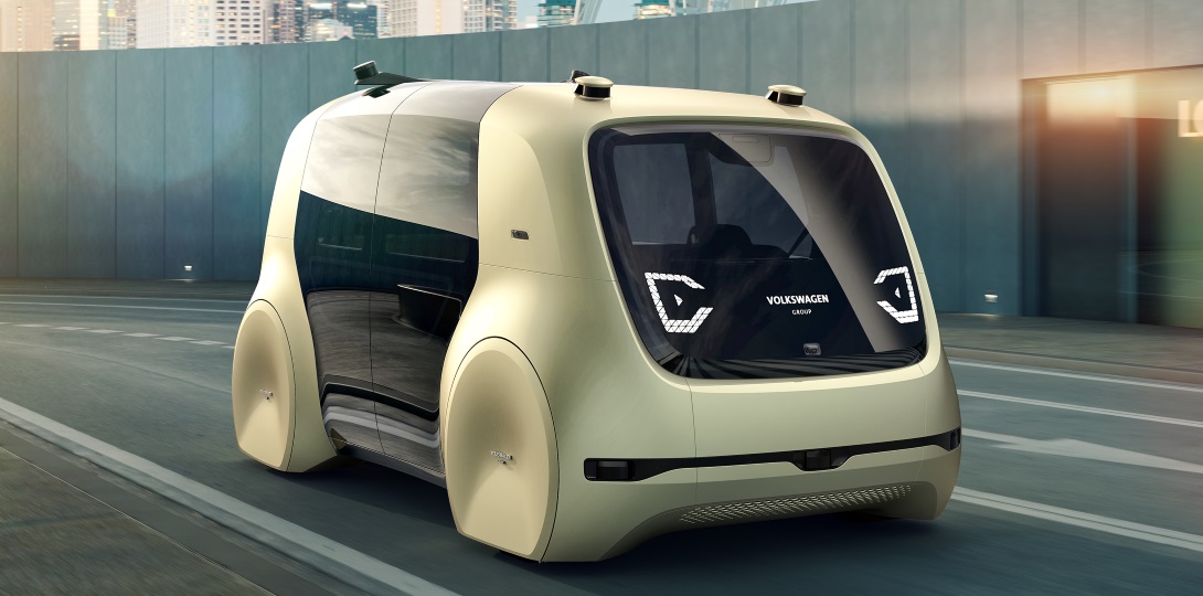 Volkswagen представил беспилотное такси будущего